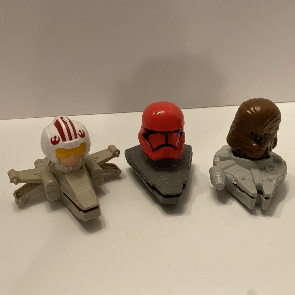 McDonald's Star‎ Wars 2020 X-wing, Imperial Cruiser, Millenium Falcon Toys